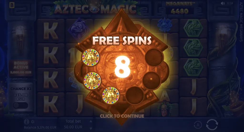 BG Aztec Magic Megaways Screenshot