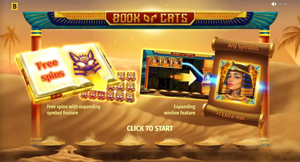 BG Book of Cats Megaways Screenshot