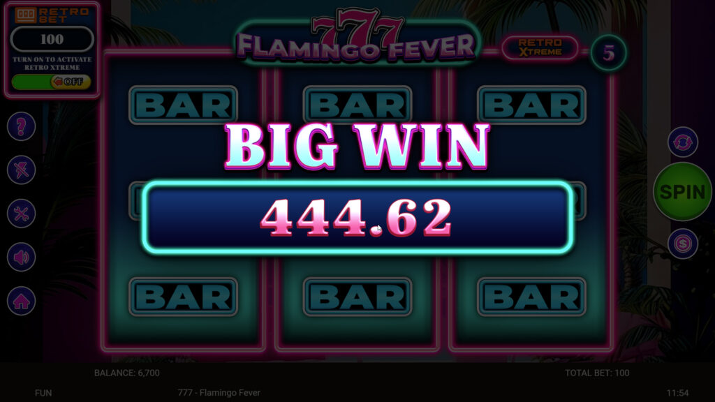 SP 777 Flamingo Fever Screenshot