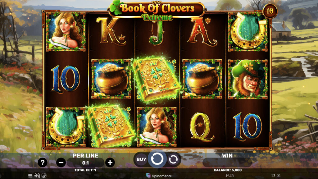 SP Book Of Clovers Extreme Screenshot